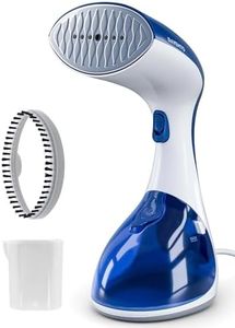 DAVEMTO Handheld Garment Steamer - Steam Iron for Travel with 270ml Detachable Water Tank, Fast 25s Heat up, 1300W, Horizontal and Vertical Steaming, Brush Head Included