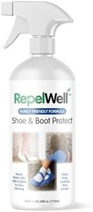RepelWell Shoe & Boot Stain & Water Repellent (24oz) Eco-Friendly, Pet-Safe Spray Keeps Fabric, Leather & Suede Clean & Dry