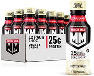 Muscle Milk Genuine Protein Shake, Vanilla Crème, 25g Protein, 14 FL OZ, 12 count