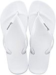 Ipanema Ana Colors Collection Flip Flops for Women, Cute Comfortable Brazilian Beach Sandals, White, Size 6