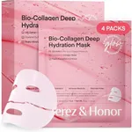 Korean Overnight Collagen Face Mask: Glass Face Mask for Deep Moisturizing, Firming, Glowing – Smallest Molecular Bio Collagen Sleeping Sheet Mask for Glass Skin Glow, Gentle for Sensitive Skin