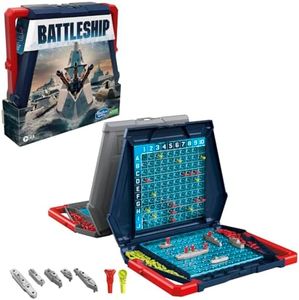 Hasbro Gaming Battleship Classic Board Game, Strategy Game for Kids Ages 7 and Up, Fun Kids Game for 2 Players, Multicolor