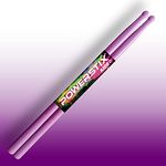 Powerstix colorful drumsticks for kids, Durable and light, specially designed for both electronic drums and acoustic drums for kids (BIG STARS PURPLE)