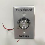 Speed Controller with On-Off Switch, 120 VAC 6.0 Amp Motor Variable Speed Controller for Ventilation Fans