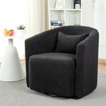 Levede Round Swivel Chair, Small Ac