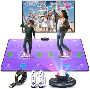 FWFX Wireless Dance Mat for Kids and Adults, Exercise Dance Pad Game for TV