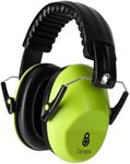 26dB Noise Cancelling Headphones for Kids, Toddler Kid Ear Protection, Adjustable Noise Cancelling Ear Muffs for 3-16 Years, Ear Muffs for Noise Reduction for Hearing Protection, Green