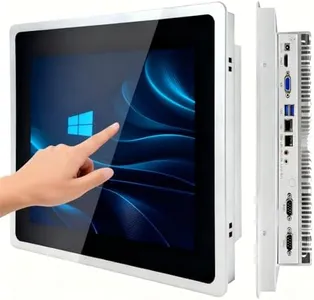 Tokigns Industrial Embedded Panel PC, 10 Point Capacitive Win10 Pro Industrial Touch Screen Panel Computer, IP65 All-in-One Computer with 1xRS485, 5xRS232, I5 7200U, 17 Inches, 8GB RAM+256G SSD