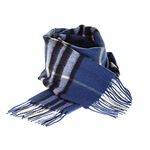 Edinburgh 100% Lambswool Scottish Tartan Multicolour Ladies Scarf and Shawl Wrap Wool Winter Warm Long Large Soft Ladies Thick Scarves (Enlarged Off CTR Scotty Thom Ultramarine)