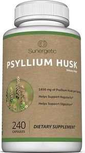 Premium Psyllium Husk Fiber Supplement 1450mg, 240 Capsules