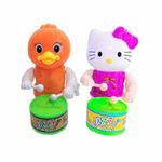 PRIMEFAIR Musical Drum Happy Drummer Key Operated Toys for Kids Dancing Action Rattle Toy (Multicolor)