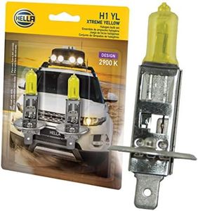 HELLA H1 YL Xtreme Yellow Bulbs, 12V, 55W