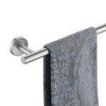JQK Bath Towel Bar, 36 Inch Stainless Steel Single Towel Rack for Bathroom, Towel Holder (Brushed Finished) Wall Mount, 39 in Total Length, TB110L36-BN
