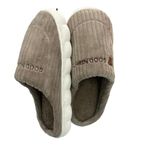 CAPZNMORE Men's Winter Flip-Flops & Slippers Home Indoor Non-Slip Soft Fur Flip Flop Slides And Slippers Flip Flops for Men Boys (Brown, 9)