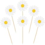 Confetti Daisy Cupcake Toppers - Da