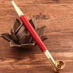 Wood Tobacco Pipe With Cleaner Tamp