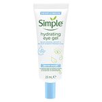 Simple Water Boost Hydrating Eye Gel cruelty-free and vegan for the deep & long-lasting hydration of screen-stressed and tired eyes 25 ml