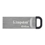 Kingston DataTraveler Kyson 64GB USB 3.2 Metal Flash Drive DTKN/64GB