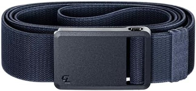 Groove Life Groove Belt Ultra Abyss - Men's Stretch Nylon Belt with Magnetic Polymer Buckle, Lightweight, Machine Washable - X-Small (23-27")