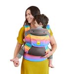 LÍLLÉbaby 3-in-1 Ergonomic CarryOn Airflow - Toddler Carrier - with Lumbar Support & Breathable Mesh - for Children 25-60 lbs - Perfect for Hiking, Travel and Everyday Family Events - Mystic Quartz