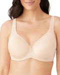 Wacoal Women's Full Figure Basic Beauty Contour Spacer Bra, Naturally Nude, 36DD