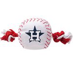 Pets First MLB Houston Astros Dog Nylon Baseball Rope Toy