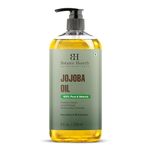 Botanic Hearth Jojoba Oil 8 fl oz (236 ml) | Hair Growth Oil for Thicker Hair, Scalp Treatment for Hair Loss, Dry & Frizzy Hair Repair, Deep Nourishing Oil for Damaged Hair | 100% Natural and Vegan