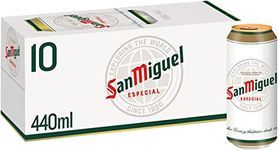 San Miguel Premium Lager Beer, 440ml(Pack of 10)