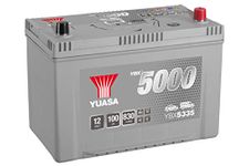 Yuasa YBX5335 12V 100Ah 830A Silver High Performance Battery