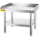 VEVOR 24 x 28 x 24 Inches Stainless Adjustable Storage Undershelf, Equipment Stand Grill Table for Hotel, Home, Restaurant Kitchen, Silver, 242824 Inch