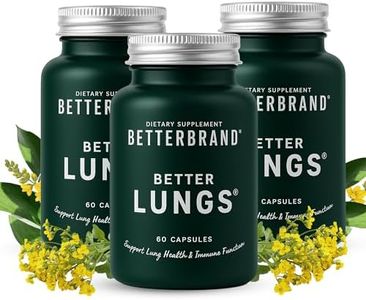 Betterbrand BetterLungs Lung Support Supplement, NAC & Mullein, 3-Pack