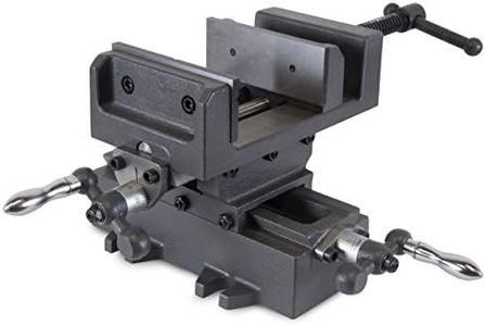 WEN 414CV 4.25" Compound Cross Slide Industrial Strength Benchtop & Drill Press Vise