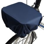 VAOLOAV 35L Bicycle Rear Rack Rain Cover Bike Trunk Rain Cover Blue-D