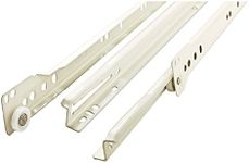 Liberty D68814C-W-TX 14-Inch Bottom Mount Drawer Slide, White