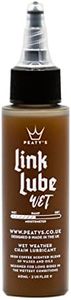 Peaty’s Link Lube Wet Weather Bike Chain Lubricant - Ultra Smooth Drivetrain in Wettest Conditions, Bespoke Blend Engineered to Prevents Corrosion & Rust, Biodegradable, MTB, Road & Gravel - 60ml