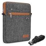 KIZUNA 10 Inch Tablet Sleeve Water Resistant Shoulder Laptop Bag for 9.7" 10.5" 11" iPad Pro/Apple 10.2" iPad/10" Surface Go/ 10.5" Surface Go 3/10.5" Samsung Galaxy Tab A S6/Lenovo Smart Tab P10