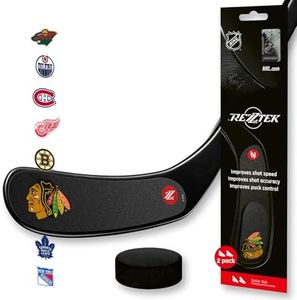 Rezztek NHL Edition (Chicago Blackhawks) - Hockey Stick Tape Alternative – Hockey Stick Blade Performance Grip – for Ice & Street Hockey Stick Blades - Used by NHL Players