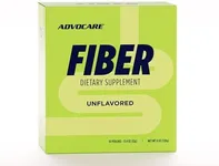 AdvoCare Fiber Dietary Supplement - Daily Powder Supplement with Soluble & Insoluble Fiber - Blend Includes Psyllium Seed & Corn - Supports Digestive Health* - Unflavored - 10 Pouches