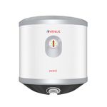 Venus Sedra 010SV 10-Litre Storage Water Heater (Silver Slate/White) | BEE rating:5 Star | Guarantee -7 Years on Inner Tank | INNER TANK: Porcelain Enamel Glasslined Tank.