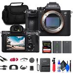 Sony a7R IIIA Mirrorless Camera(ILCE7RM3A/B) + 64GB Memory Card + Bag + Card Reader + Flex Tripod + Hand Strap + Memory Wallet + Cap Keeper and Cleaning Kit