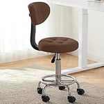 XUEGW Office Drafting Chair with Back Support and Footrest Multi-Purpose Office Desk Chair, Home Work Bench with Adjustable Back 360° Swivel Chair Chair with Work Casters Beauty Salon Beauty Stool