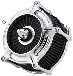 Motorcycle Air Filter for Harley Air Cleaner Davidson Air Intake Cleaners Harley Softail Touring Street Road King Glide Powersports Air Filters C-For Softail 93-15 Dyna Twin Cam 93-17Touring93-07Black