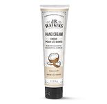 J.R. Watkins Coconut Natural Moisturizing Hand Cream, Hydrating Hand Moisturizer with Shea Butter, Cocoa Butter, and Avocado Oil, USA Made and Cruelty Free, 95 Grams