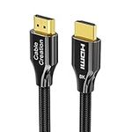 CableCreation HDMI Cable 8K 1 Metre, 8K HDMI Ultra HD High Speed Cable with 48 Gbps, 8K 60Hz, HDCP 2, 2, 4:4:4, eARC, Compatible with PS5/PS4, Xbox One/X, QLED TV, Roku TV etc. 3.3 ft