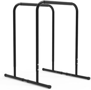 leikefitness Dip Bar Adjustable Dip Station Strength Training Dip Stands Station Tricep Dips Adjustable Height from 34.25" - 38.97" Pull Up Bar for Full Body