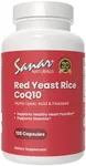 Sanar Naturals Red Yeast Rice, CoQ10 Supplement - Supports Healthy Heart Function, Energy, and Stamina - Non-GMO, Gluten Free, Vegan, 120 Capsules