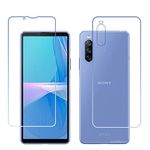 DVTECH� (Front and Back Ceramic Matte Front and TPU Back Protective Ultra Clear Unbreakable Screen Protector for Sony Xperia 10 III (Not a Tempered glass)