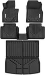 YITAMOTOR Floor Mats Fit for Mazda CX-50 2023-2025, Custom Fit Mazda CX-50 Car Mats, All-Weather TPE 1st, 2nd Row, and Trunk Mats - Black