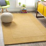 STYLEMEHOME RUGS Handwoven Persian Superfine Pure Wool Carpet with 1.0" inch Thickness (Color Beige C4 Size 6 X 6 Feet)