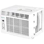 Keystone KSTAW08BE 8,000 BTU Window Mounted Air Conditioner with Follow Me LCD Remote Control, Energy Saver and Sleep Mode, 24H Timer, and Auto-Restart, 8000, White